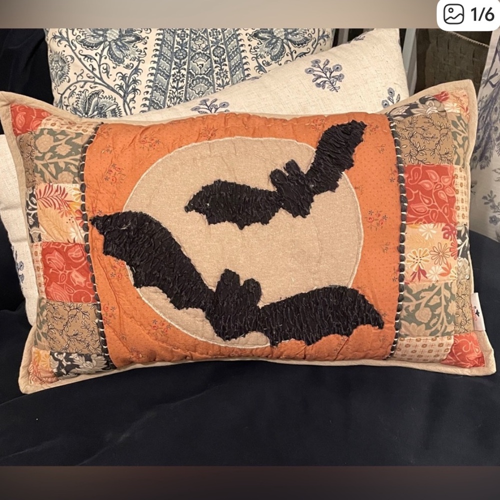 Sweet Treat Bat patchwork Pillow Case